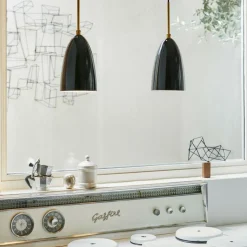 Gräshoppa Pendelleuchte glänzend