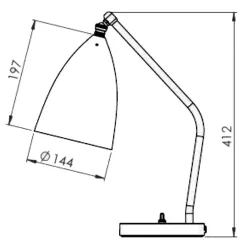 Gräshoppa Tischleuchte