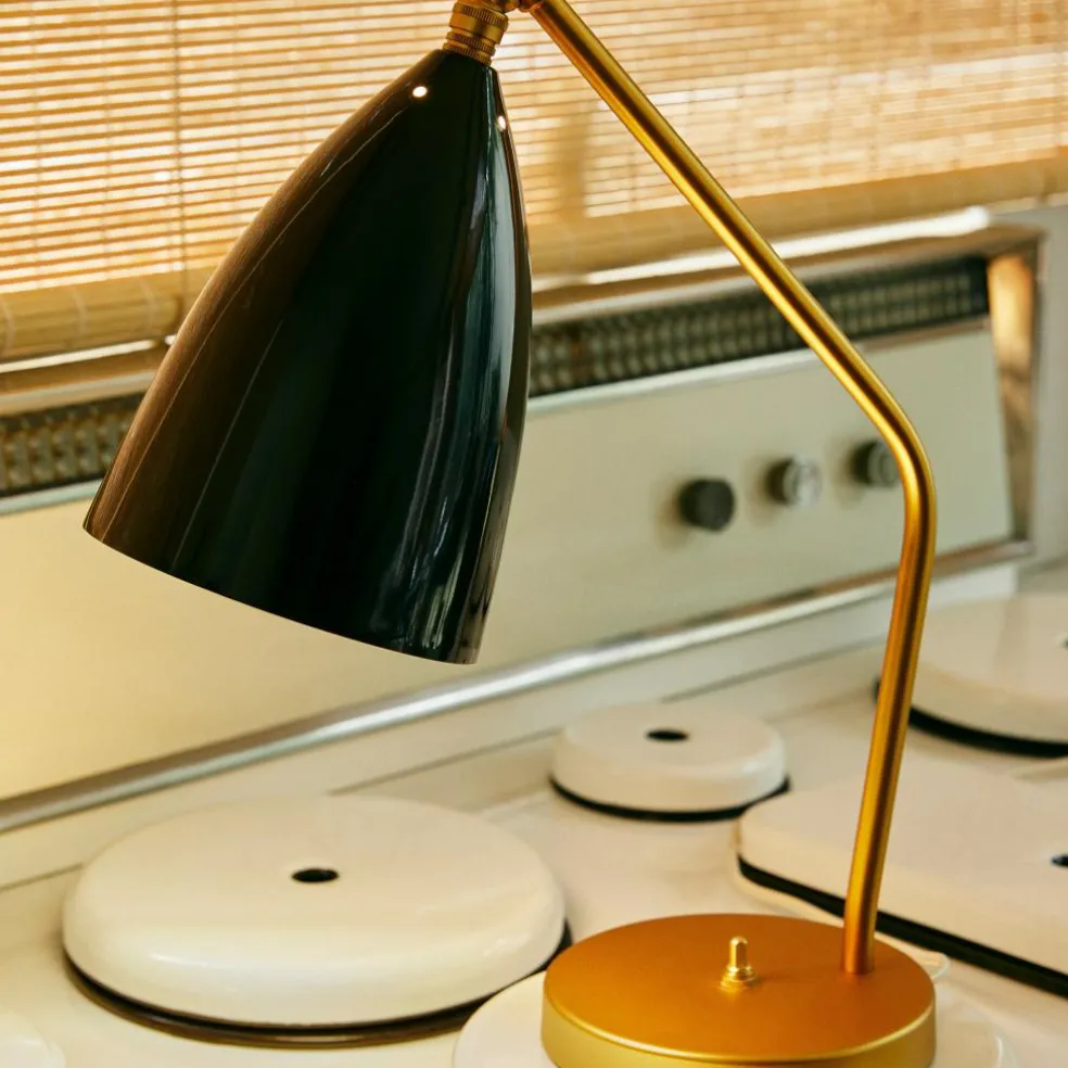 Gräshoppa Tischleuchte glänzend