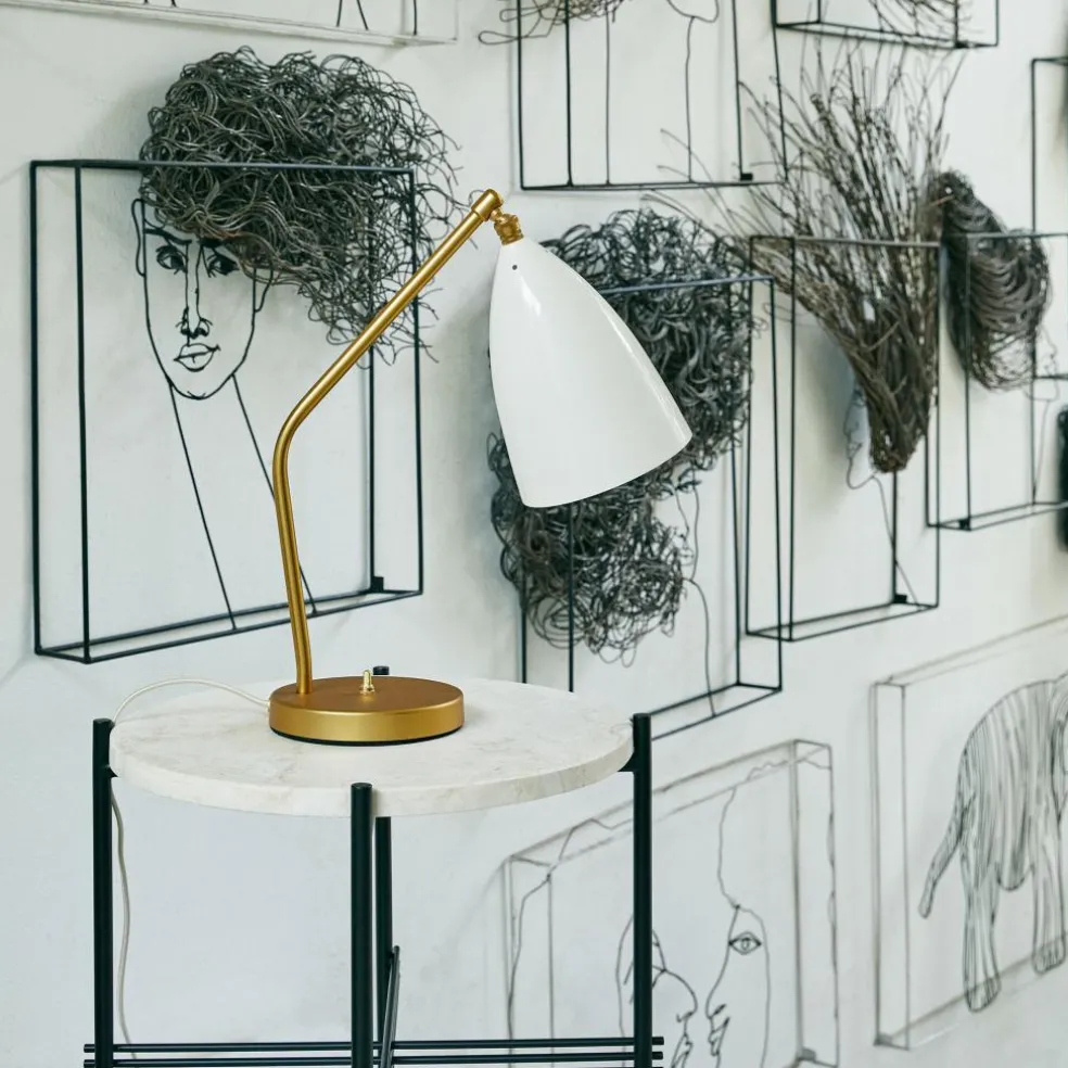 Gräshoppa Tischleuchte glänzend