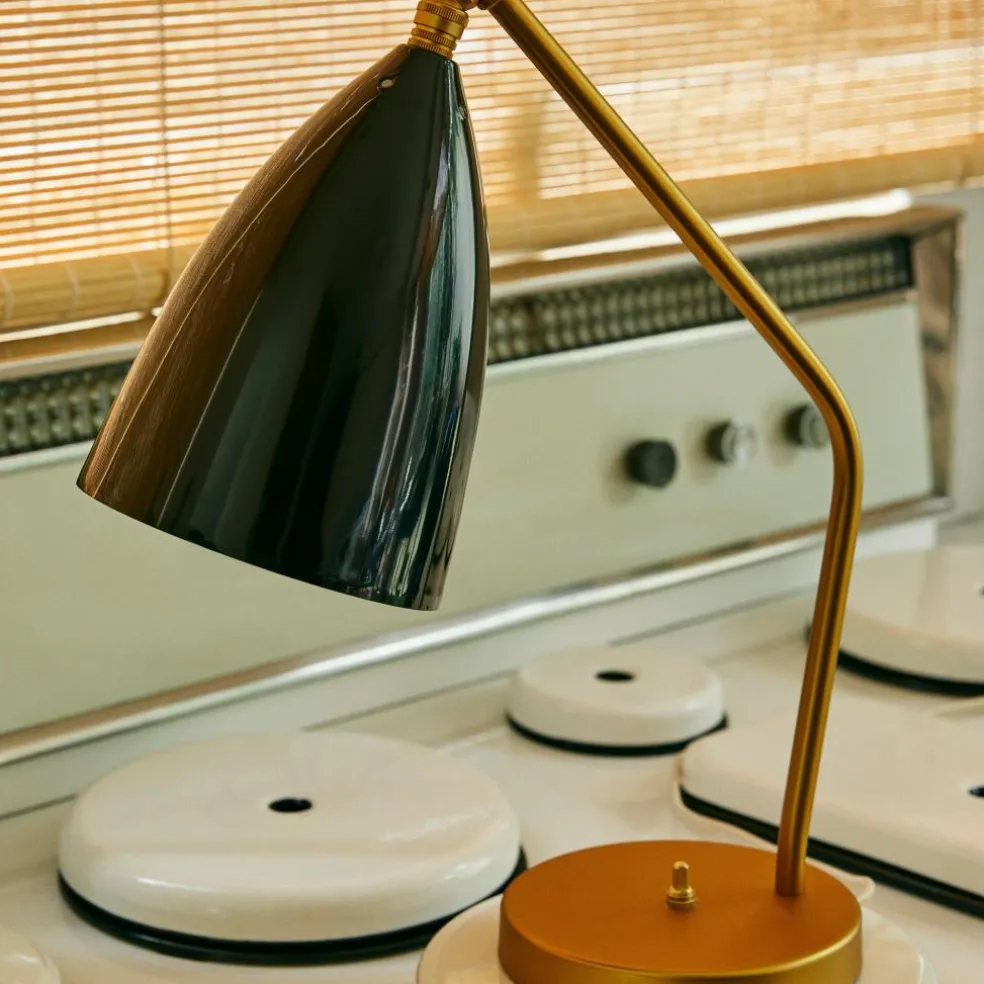 Gräshoppa Tischleuchte glänzend