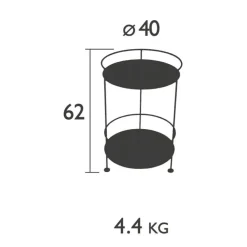 Guinguette Garten-Beistelltisch