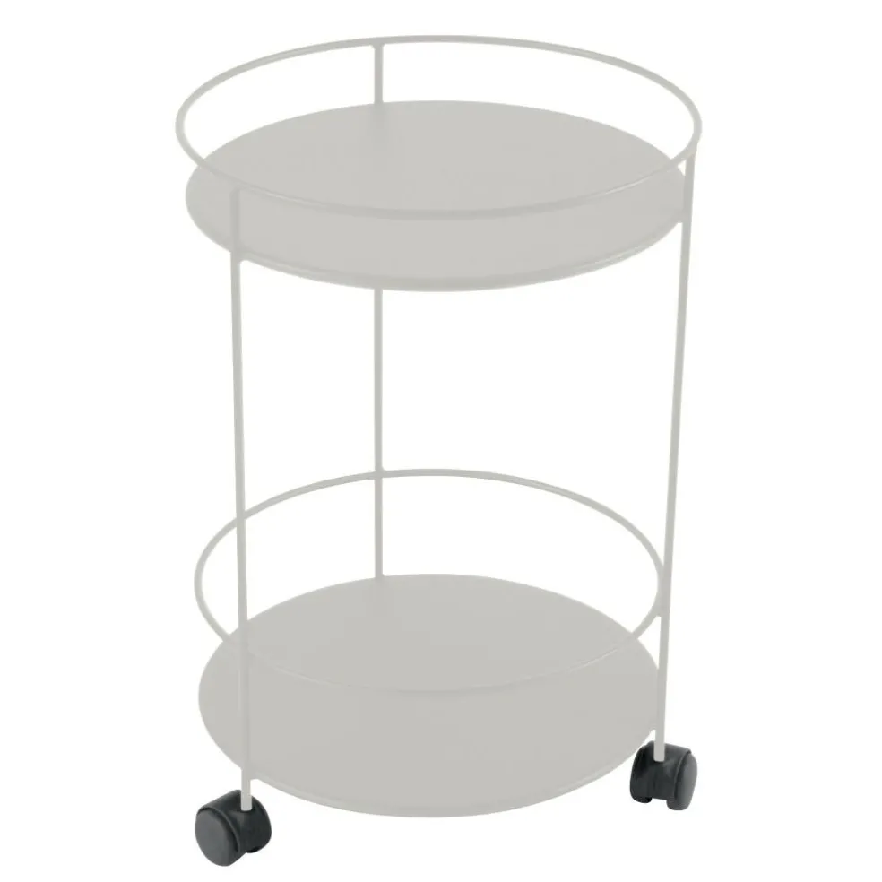 Guinguette Garten-Beistelltisch auf Rollen