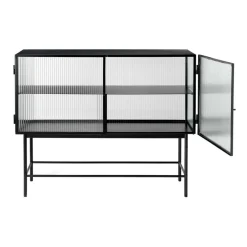Haze Sideboard geriffeltes Glas