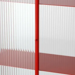 Haze Vitrine geriffeltes Glas