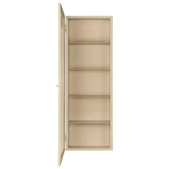 Haze Wandschrank geriffeltes Glas 35x100cm