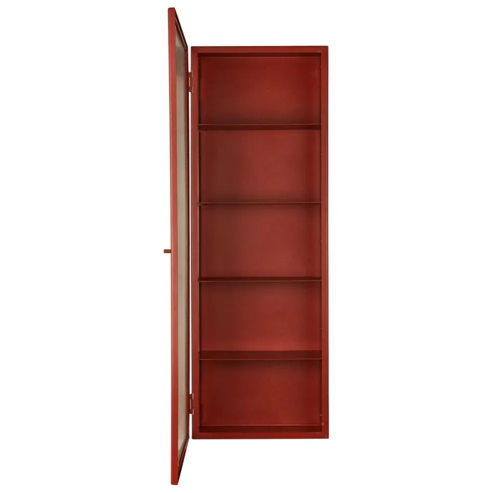 Haze Wandschrank geriffeltes Glas 35x100cm