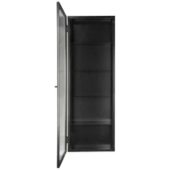 Haze Wandschrank geriffeltes Glas 35x100cm