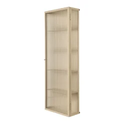 Haze Wandschrank geriffeltes Glas 35x100cm