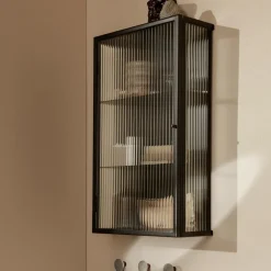 Haze Wandschrank geriffeltes Glas