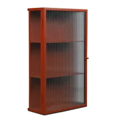 Haze Wandschrank geriffeltes Glas