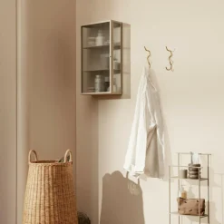 Haze Wandschrank geriffeltes Glas