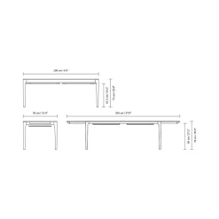 Heart'n'Soul Esstisch Furnier 90x200cm