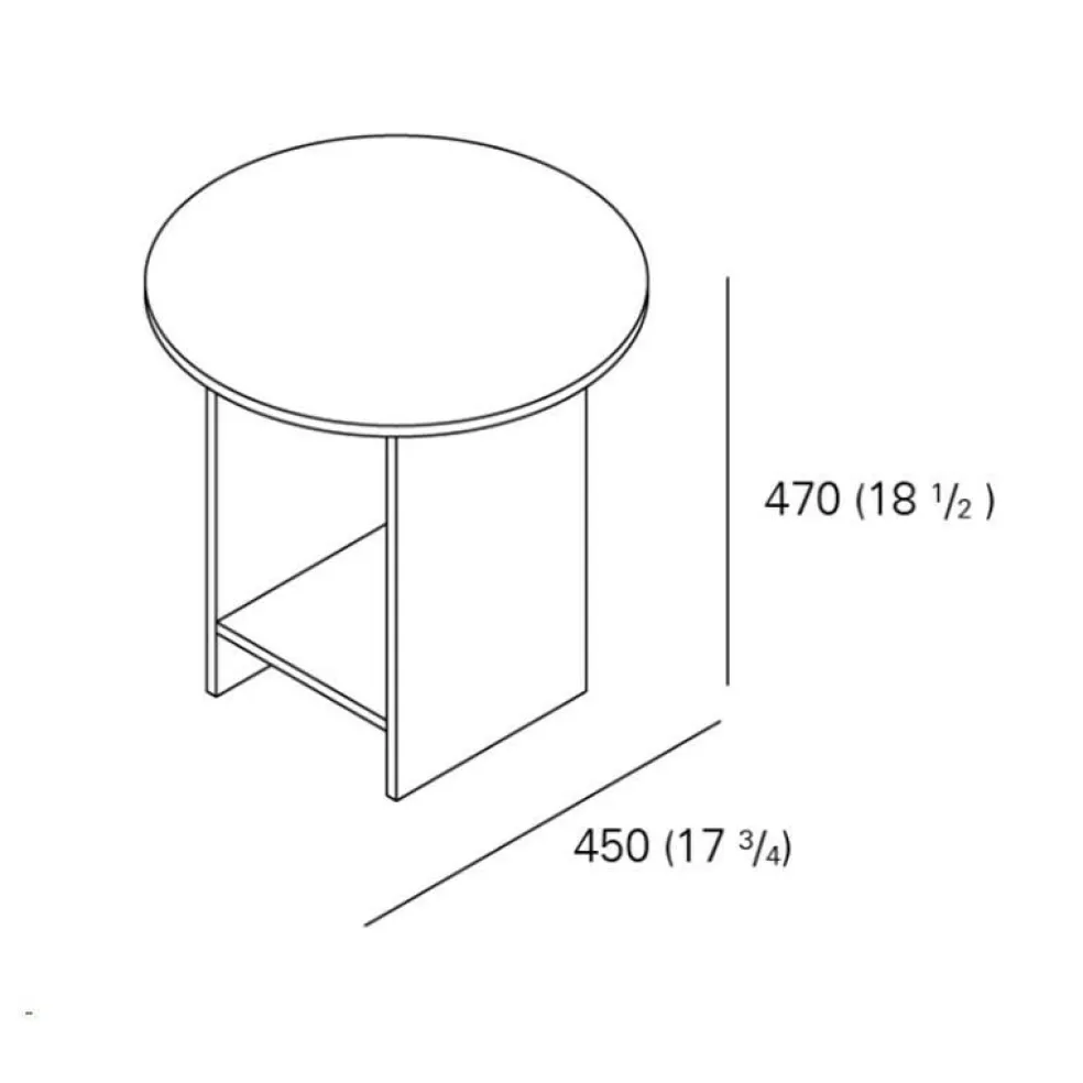 Heiji Beistelltisch S