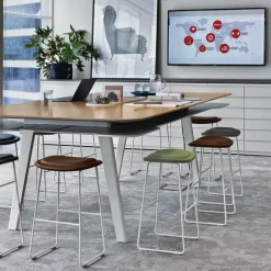 Hi Pad Barhocker H 70cm Leder