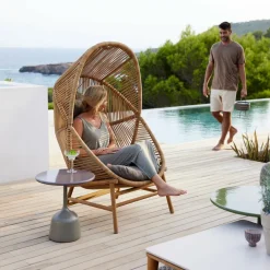 Hive Outdoor Sessel Gestell Teak