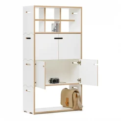 Hochstapler Regal mit Türen H 144cm