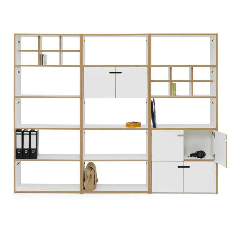 Hochstapler Regal mit Türen 228x179cm