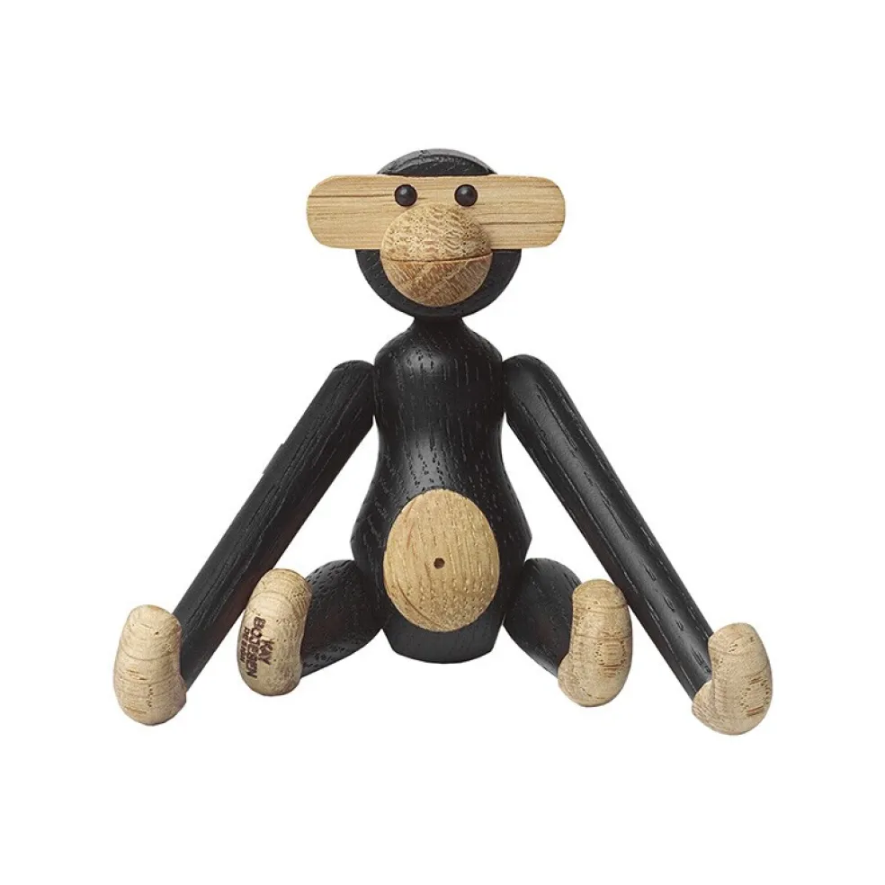 Holzfigur Affe mini