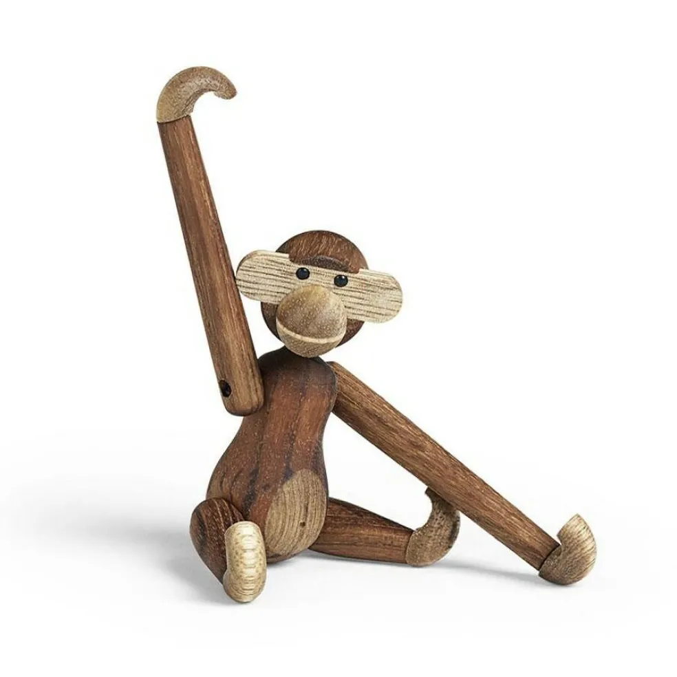 Holzfigur Affe mini