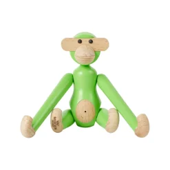 Holzfigur Affe mini Buche