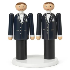 Holzfigur Braut & Bräutigam