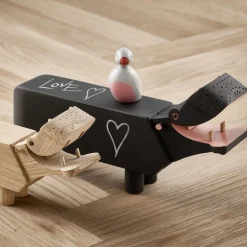 Holzfigur Flusspferd