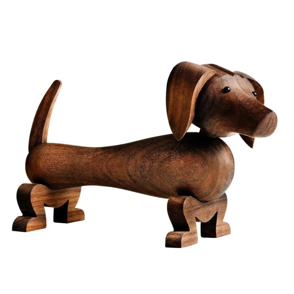 Holzfigur Hund