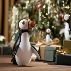 Holzfigur Papageitaucher