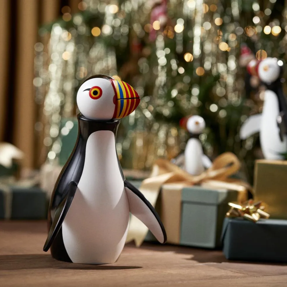 Holzfigur Papageitaucher