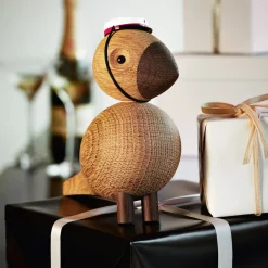 Holzfigur Singvogel Alfred