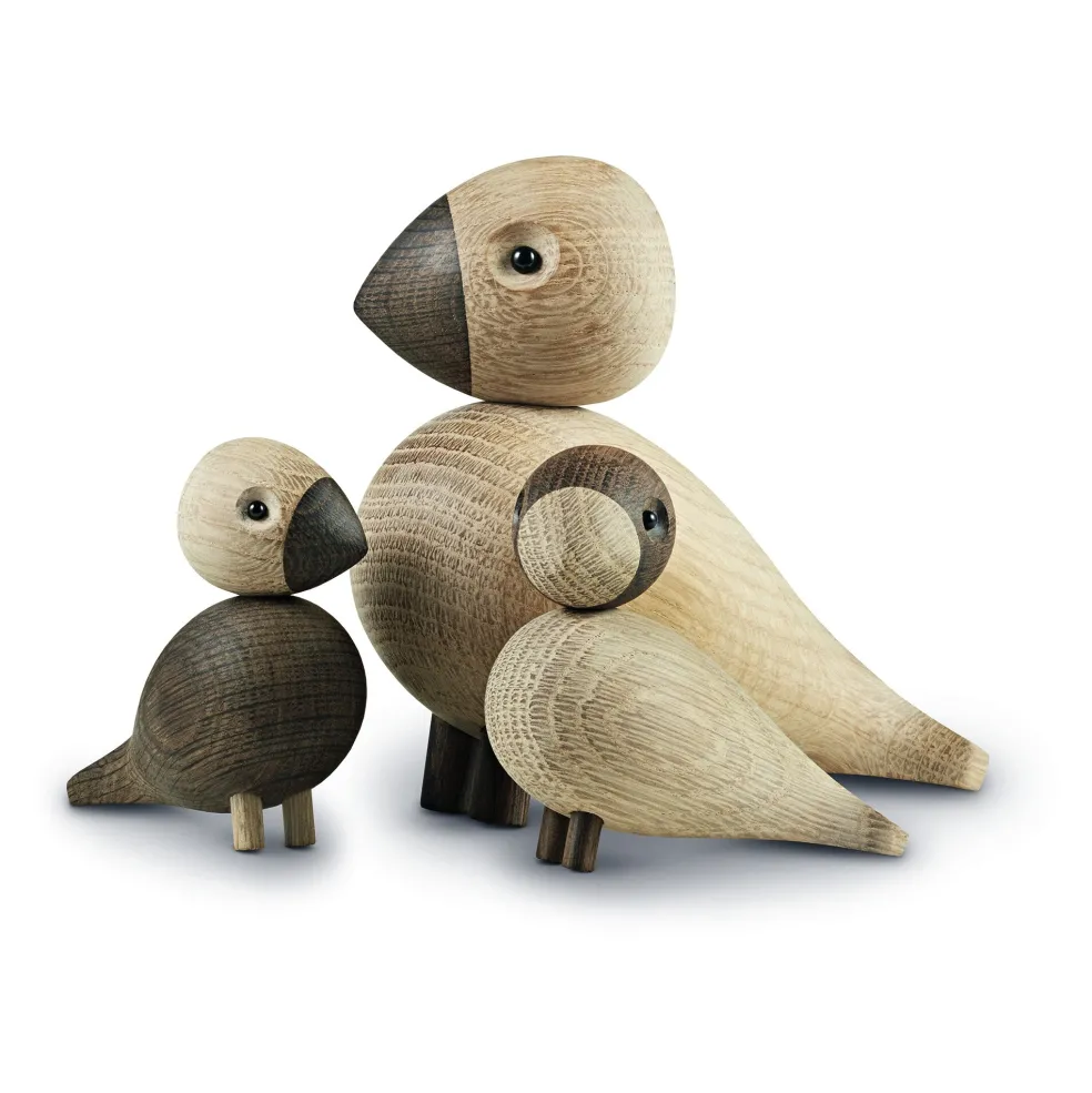 Holzfigur Singvogel Alfred