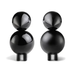 Holzfiguren Die Unzertrennlichen schwarz