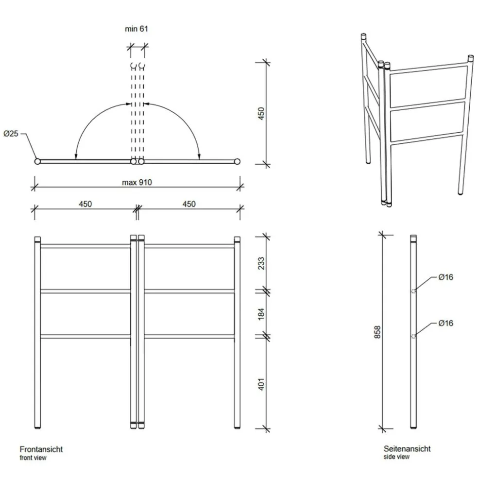 HT 15 Handtuchständer