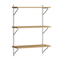 Inline Wandregal Gestell poliert L