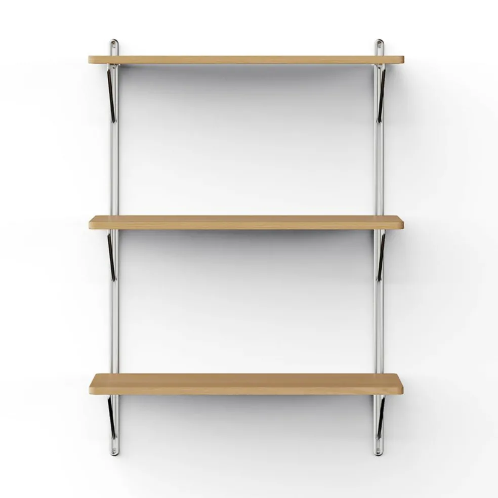 Inline Wandregal Gestell poliert L