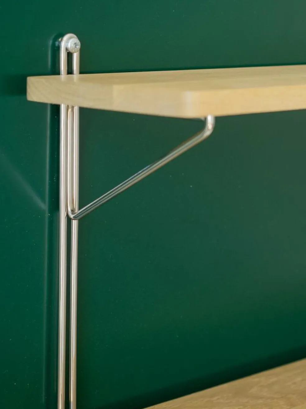 Inline Wandregal Gestell poliert L