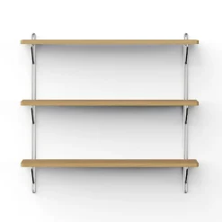 Inline Wandregal Gestell poliert S