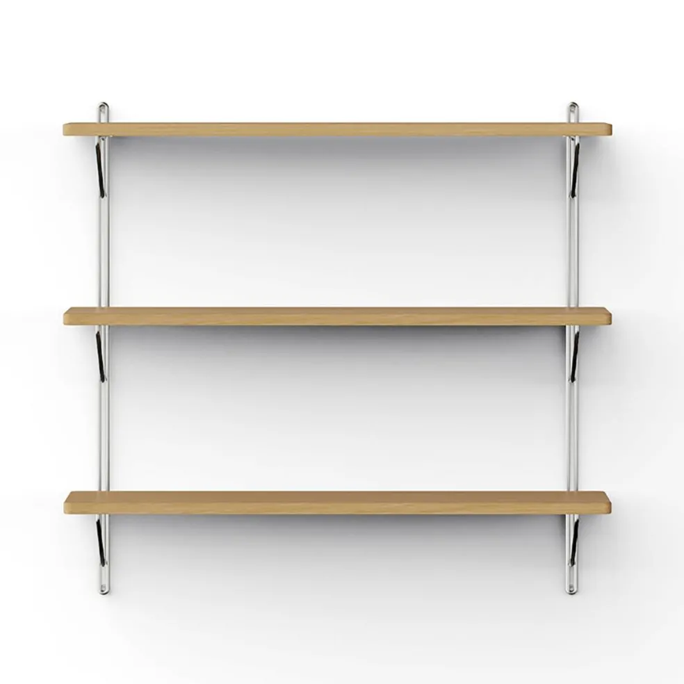 Inline Wandregal Gestell poliert S