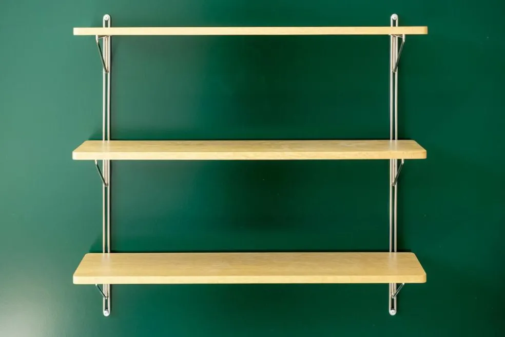 Inline Wandregal Gestell poliert S