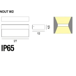 Inout Outdoor LED Wandleuchte