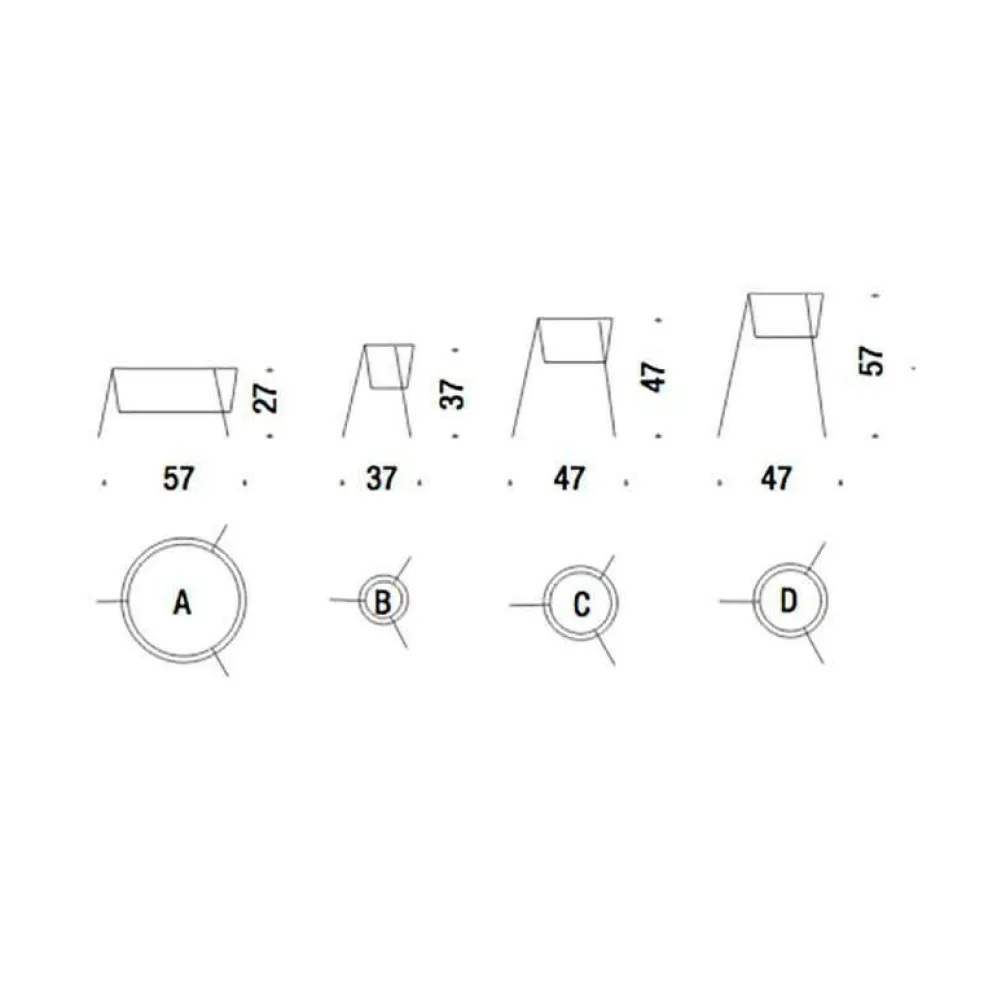 Jardin Suspendu Pflanzenkorb 4er Set