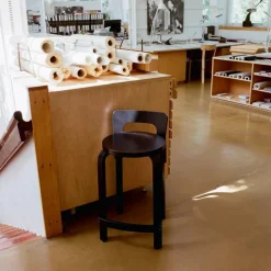 K65 Barstuhl Gestell lackiert