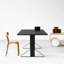 Kaari REB012 Tisch Eiche schwarz 160x80cm