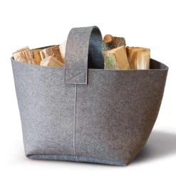 Kaminholzkorb aus Filz 36x36cm