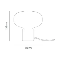 Karl-Johan Tischleuchte Eiche