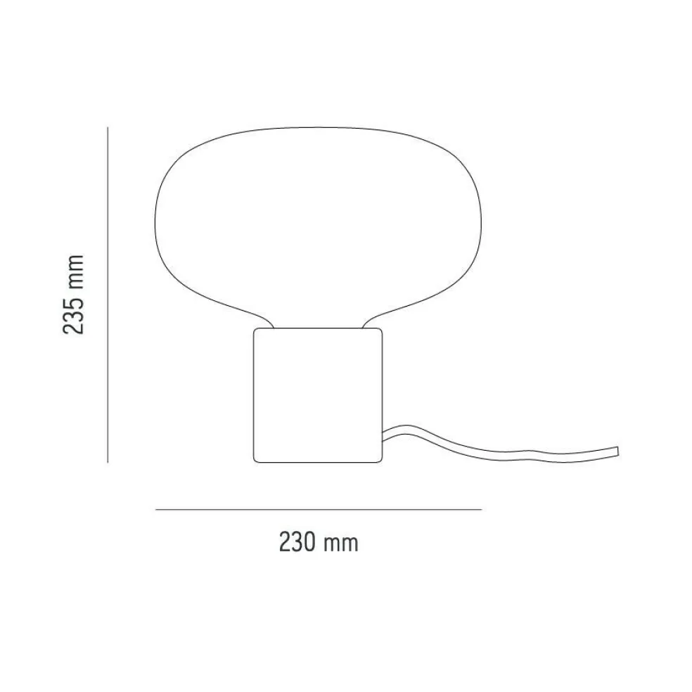 Karl-Johan Tischleuchte Eiche