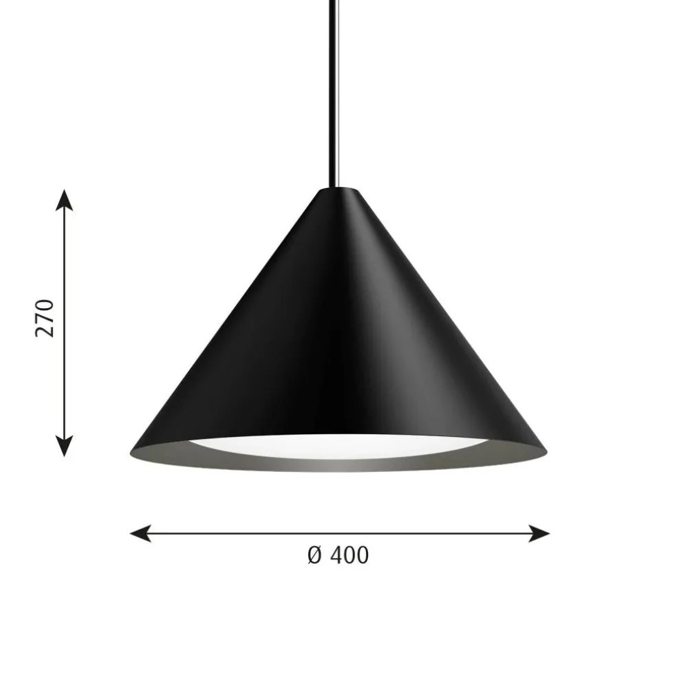 Keglen LED Pendelleuchte Ø 40cm