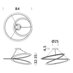 Kepler Minor LED Pendelleuchte