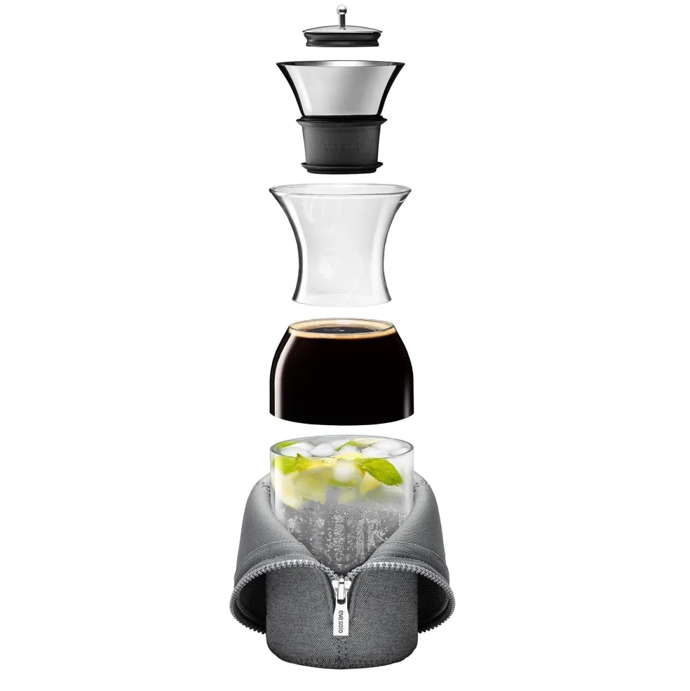 Kühlschrankkaraffe mit Neoprenanzug 1L